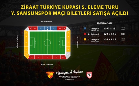 Y. Samsunspor Maçının Biletleri Satışa Açıldı