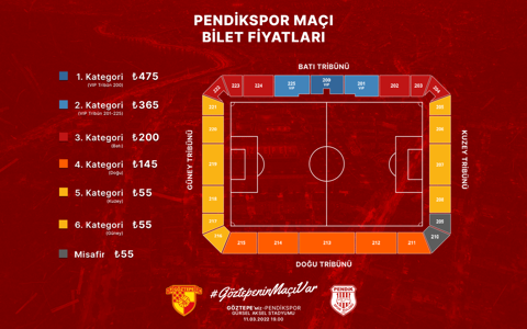 Pendikspor Maçının Biletleri Satışa Çıkıyor