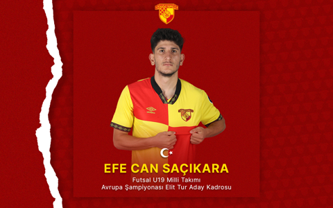 Efe Can Saçıkara'ya Futsal U19 Milli Takımı Daveti